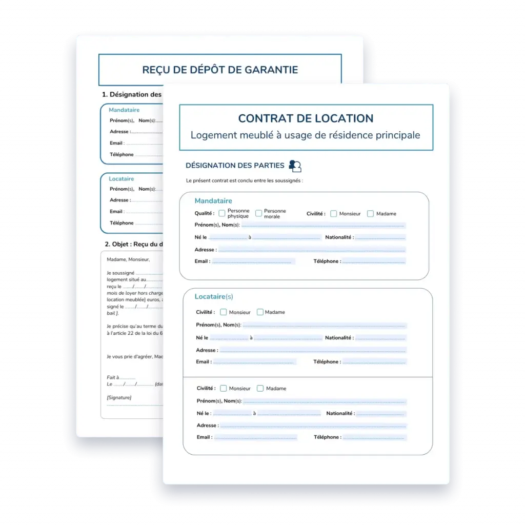 Modèles de documents : contrats de location